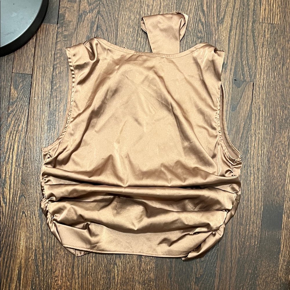 Cider Tan Crop Top